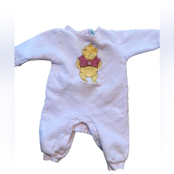 Disney Other - Baby Girls romper by The Disney Store in pastel pink EUC Size 3 months